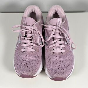 Women 9.5 Asics Gel Nimbus 24 Barely Rose Mauve Pink